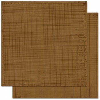 Chocolate Journal / scrapbookový papier 12x12