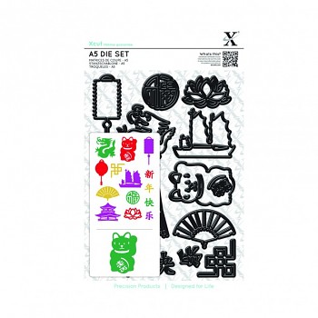 A5 Die Set (14pcs) - Chinese New Year