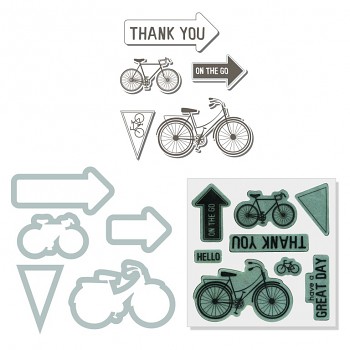 Framelits Die set stamp 5pk Bicycle