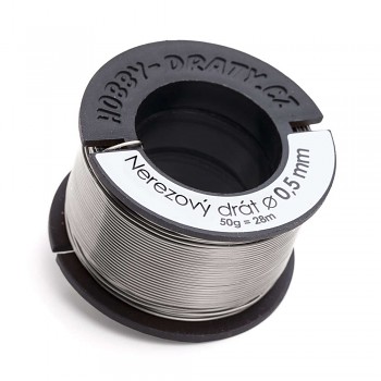stainless wire 0,5 / 50g