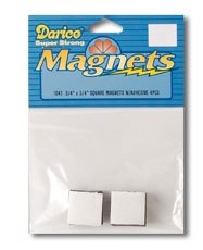 Samolepíci magnety 18x18mm / 4ks