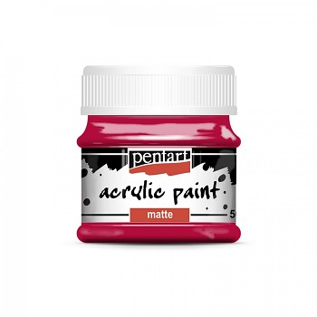 Pentart acrylic paint matte / carmin
