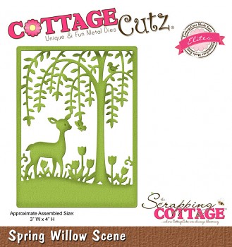 CottageCutz Willow Scene