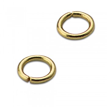 Jumprings 20 pcs / 4 mm / gold