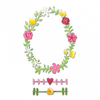 Thinlits /3ks / Floral Wreath 2